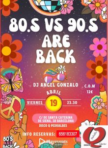 FIESTA VIERNES 19 ABRIL