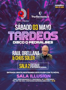 RAUL ORELLANA TARDEO SABADO 3 MAYO