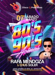 rafa mendoza 7 marzo poster