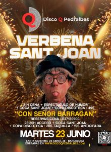 verbena sant joan 2026 instagram con menu