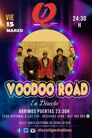 voodoo road 15 marzo 24